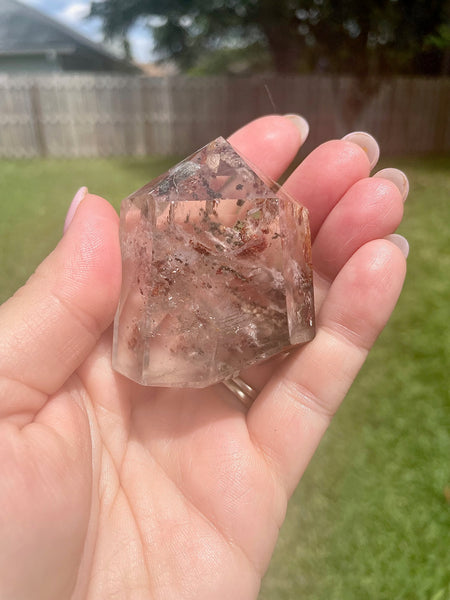Garden Quartz Lodolite Tower E