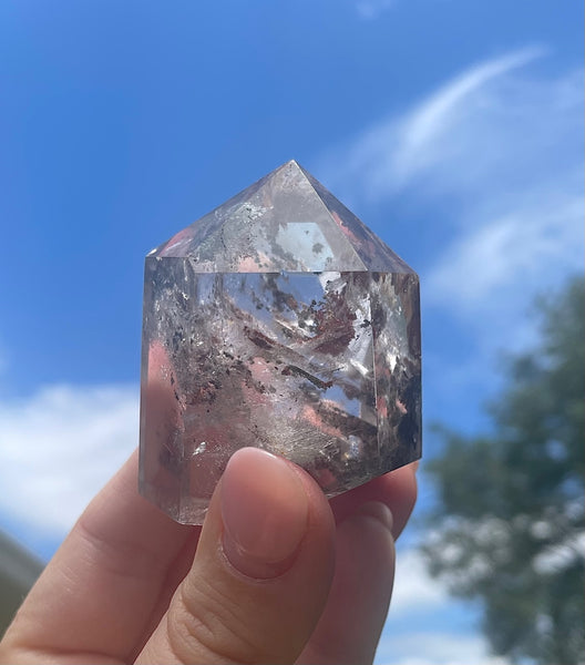 Garden Quartz Lodolite Tower E