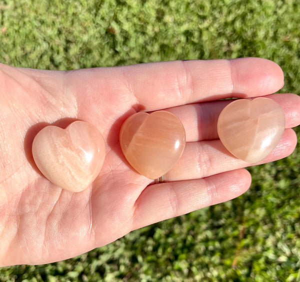 Peach Aventurine Crystal Heart