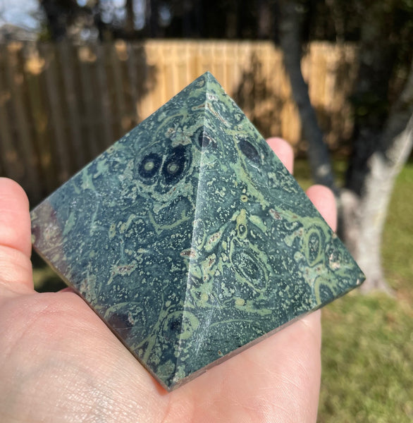 Large 1.2 Pound Kambaba Jasper Pyramid SALE IMPERFECT