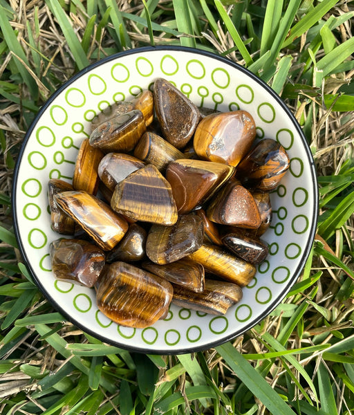 Gold Tiger's Eye Tumbled Crystal