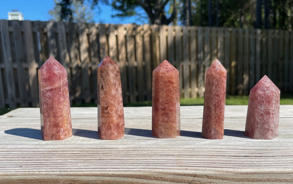 Red Aventurine Crystal Tower