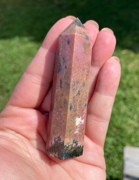 Rhodonite Crystal Tower