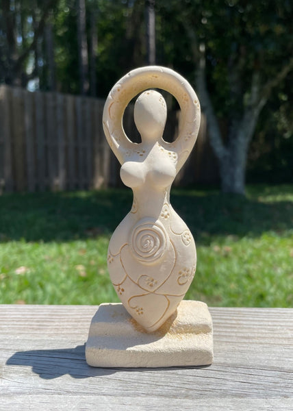 Spring Goddess Gypsum Statue