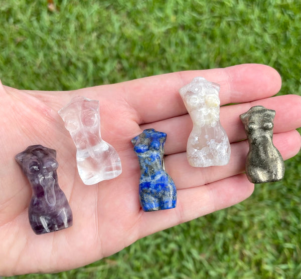 Goddess Body Mini Crystal Carving