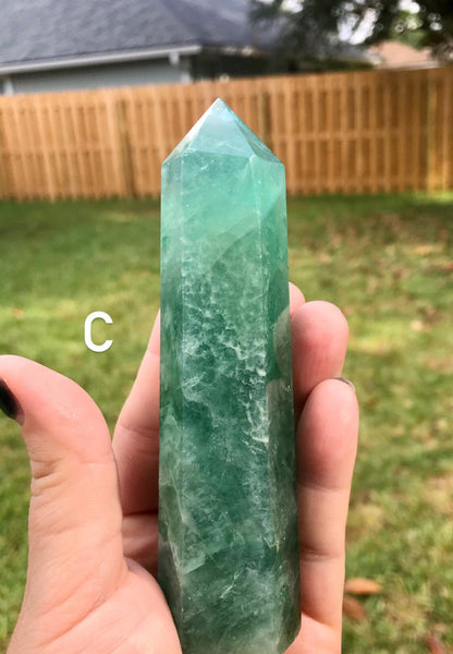 Large Fluorite Crystal Generator Tower