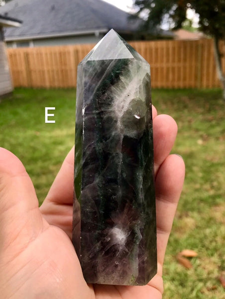 Large Fluorite Crystal Generator Tower