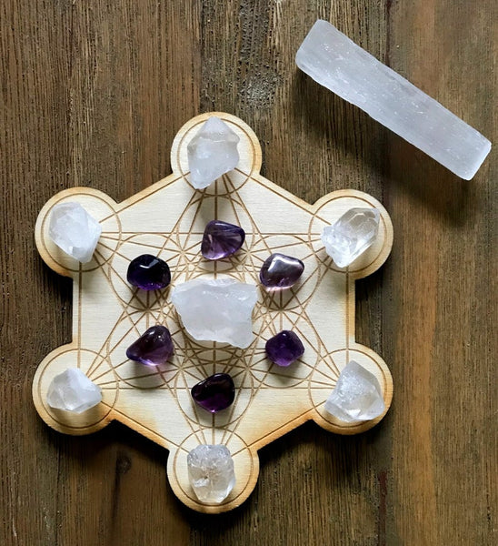 Peace Meditation Alignment Crystal Grid Kit
