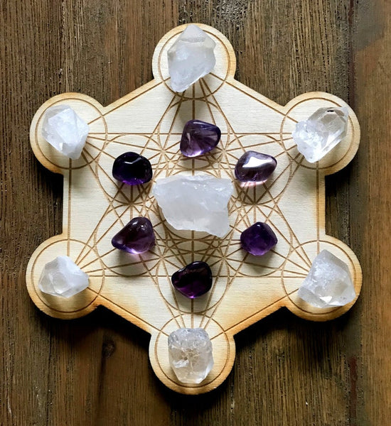 Peace Meditation Alignment Crystal Grid Kit