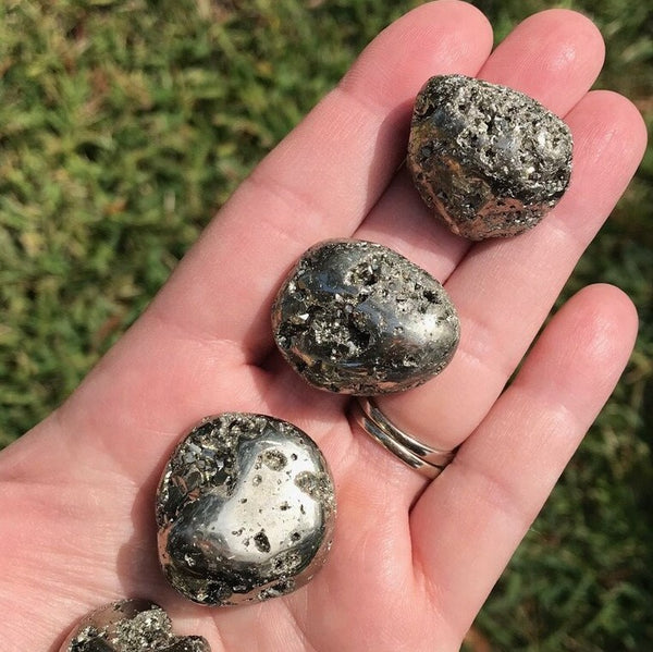 Tumbled Pyrite Crystal
