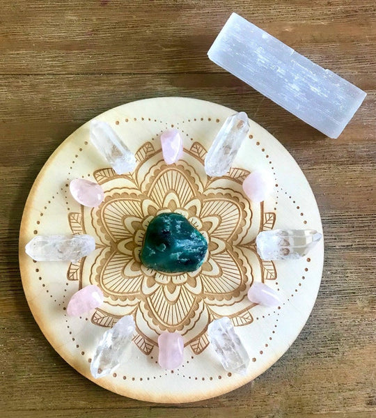 Love Communication Healing Crystal Grid Kit