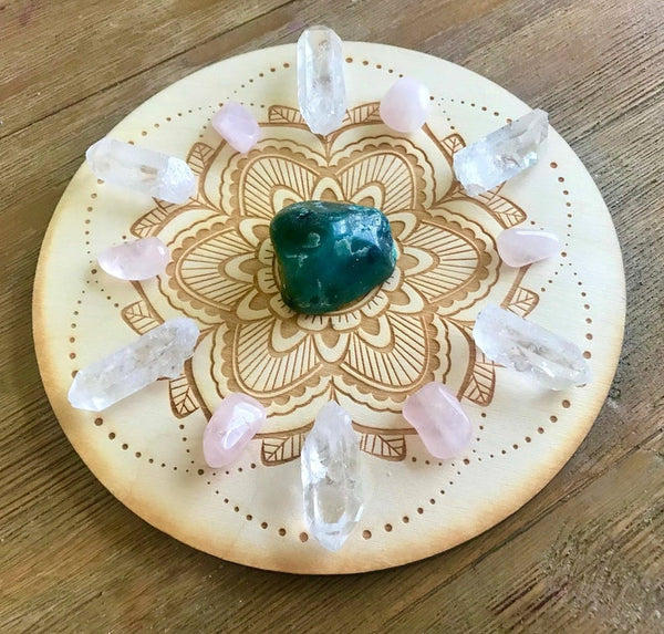 Love Communication Healing Crystal Grid Kit