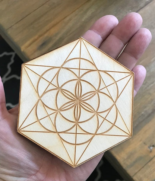 Sacral Chakra Chakra MINI Crystal Grid Kit