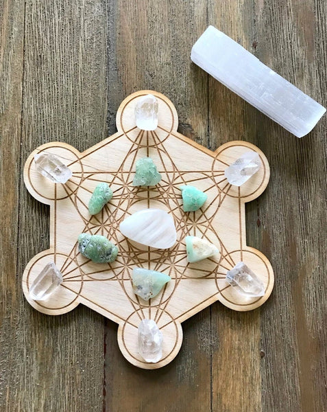 Spiritual Cleansing Healing Crystal Grid Kit