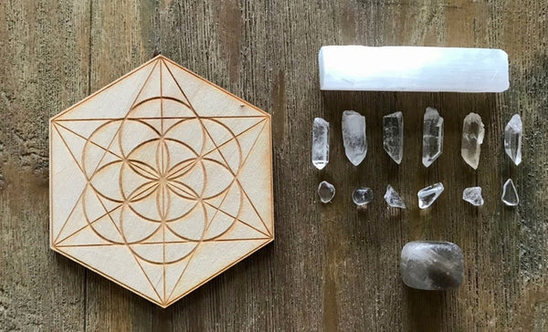 Root Chakra Chakra MINI Crystal Grid Kit