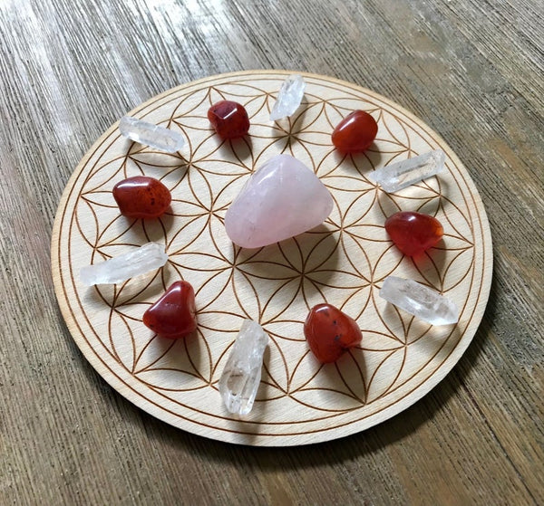 Love Fertility Connection Crystal Grid Kit