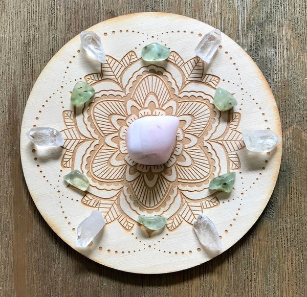 Heart Healing and Peace Crystal Grid Kit