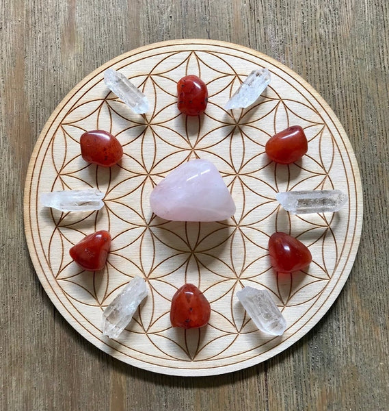 Love Fertility Connection Crystal Grid Kit