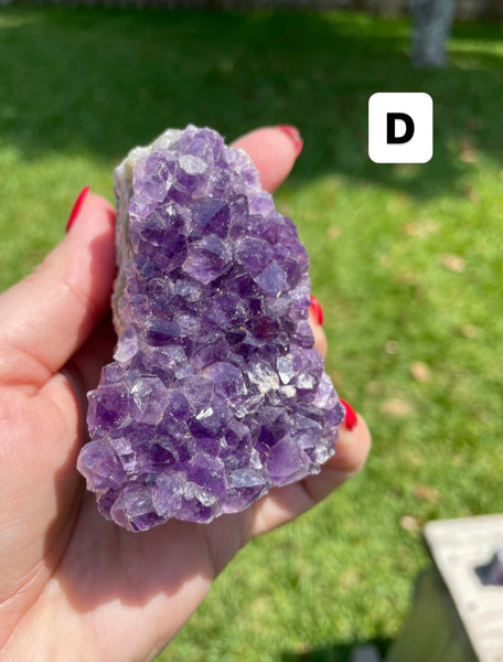 Amethyst Cluster Standing Flat Base A Quality
