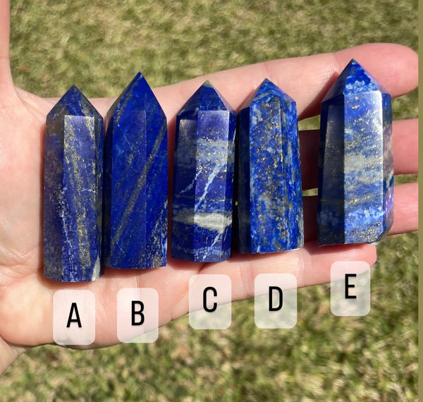 Lapis Lazuli Crystal Tower