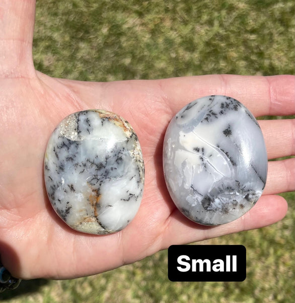 Dendritic Opal Palm Stone