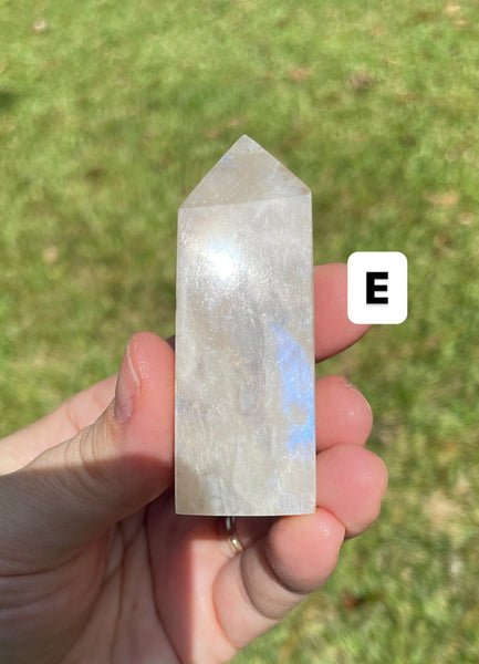 Moonstone Blue Flash Obelisk