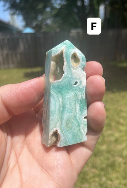 Hemimorphite Crystal Obelisk