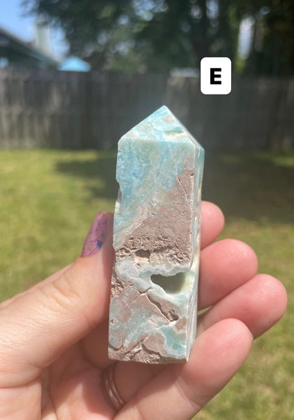 Hemimorphite Crystal Obelisk