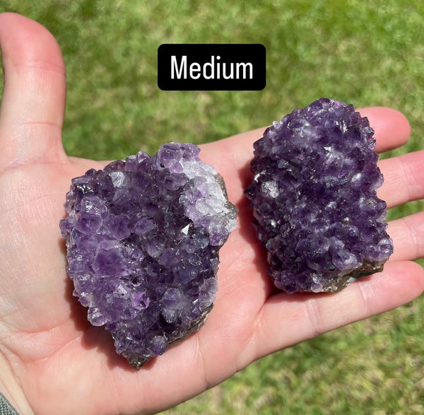 Amethyst A Grade from Uruguay Raw Clusters