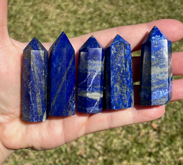 Lapis Lazuli Crystal Tower