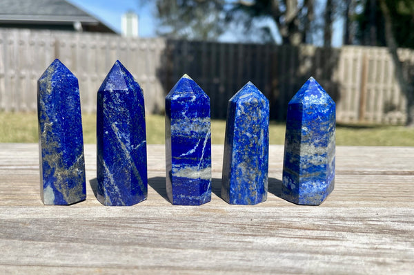 Lapis Lazuli Crystal Tower