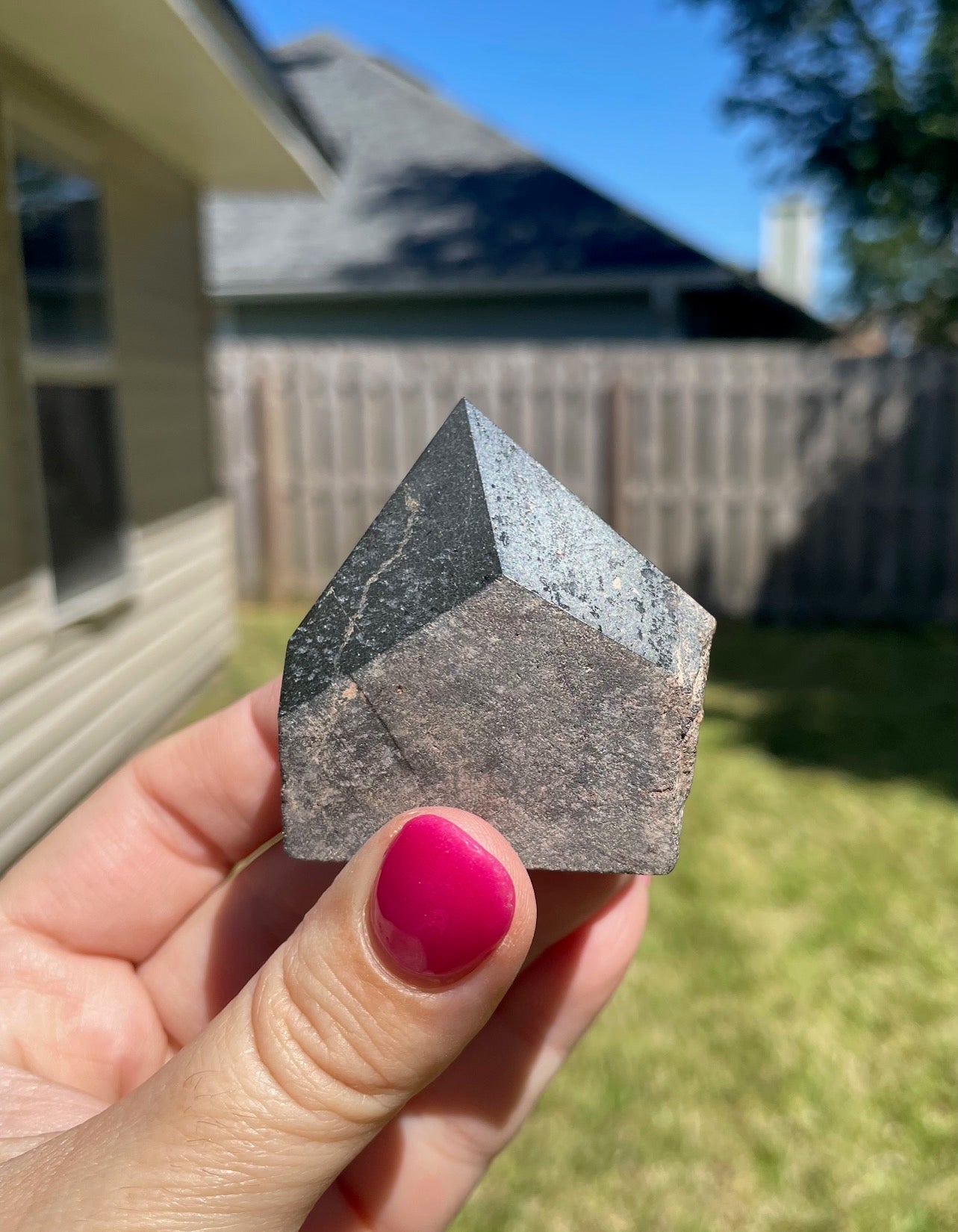 Hematite Crystal Polished Point