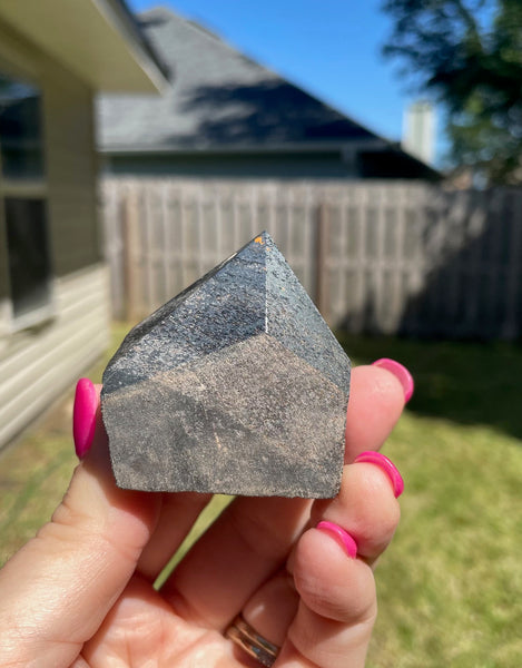 Hematite Crystal Polished Point