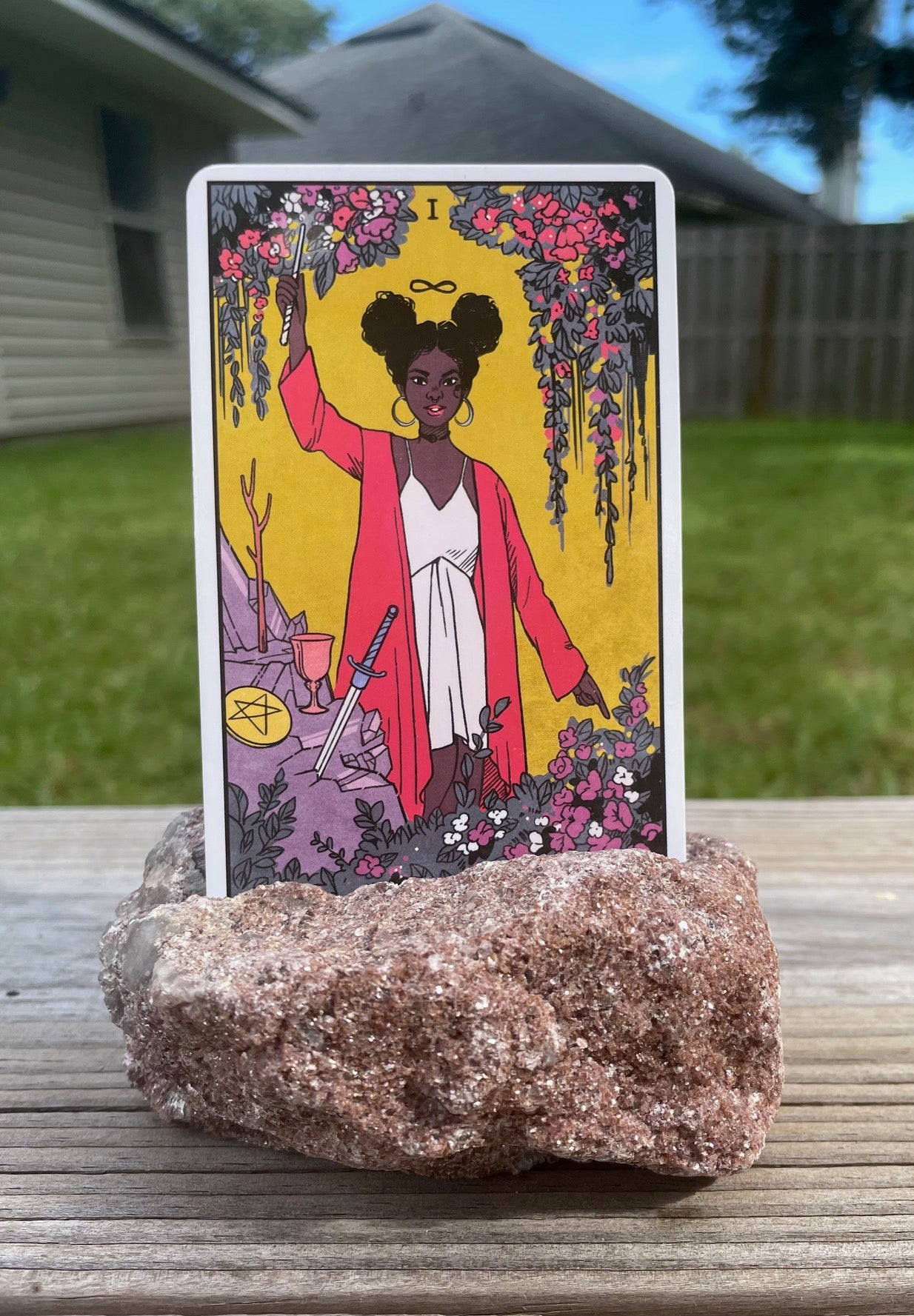 Lepidolite Card Holder