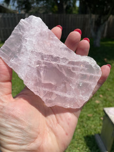 Rose Quartz Crystal Slab