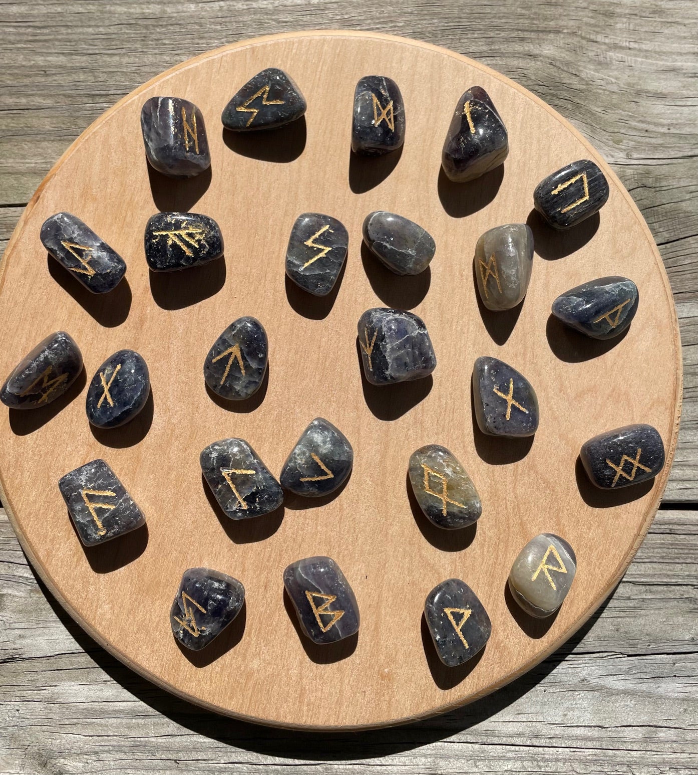 Iolite Crystal Rune Set