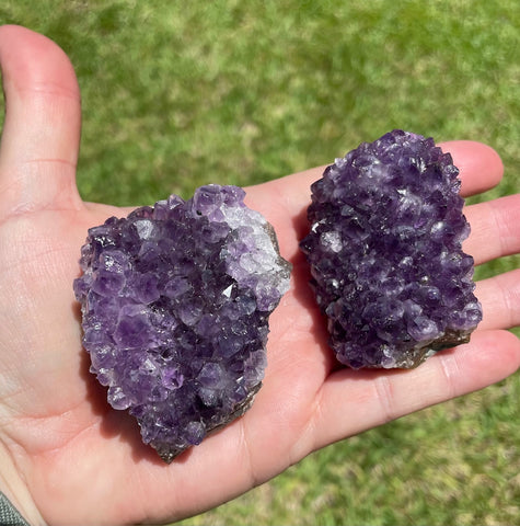 Amethyst A Grade from Uruguay Raw Clusters
