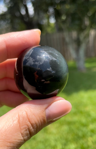 Rainbow Obsidian X-Small Crystal Sphere