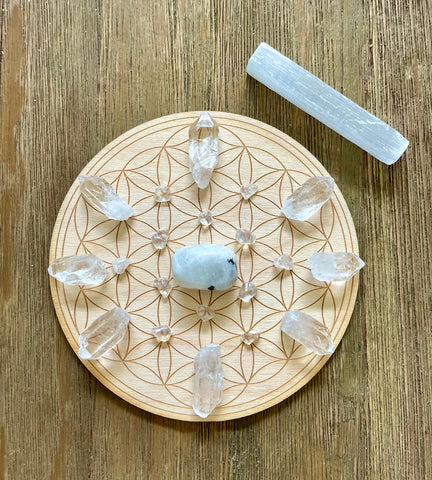 Moon Phase Connection Crystal Grid Kit