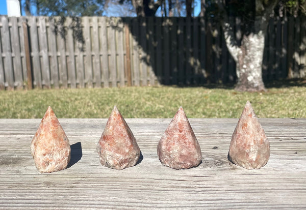 Sunstone Crystal Polished Point