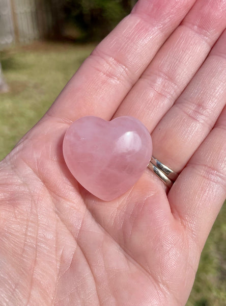 Rose Quartz Crystal Heart