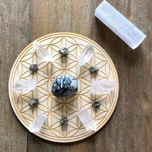 Mother Earth Connection Grounding Abundance Crystal Grid Kit