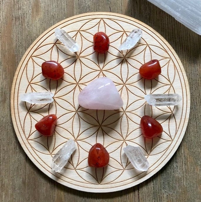 Love Fertility Connection Crystal Grid Kit