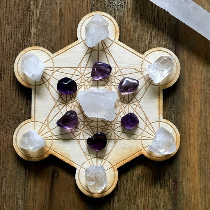 Peace Meditation Alignment Crystal Grid Kit