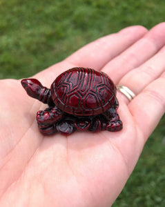 Resin Chinese Good Fortune Turtle Figure