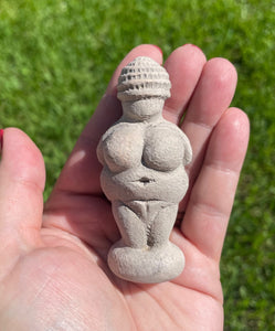 Venus of Willendorf Gypsum Goddess Statue