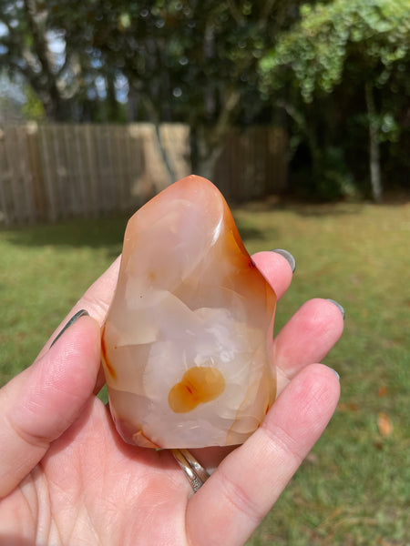 Carnelian Crystal Flame 3 inches