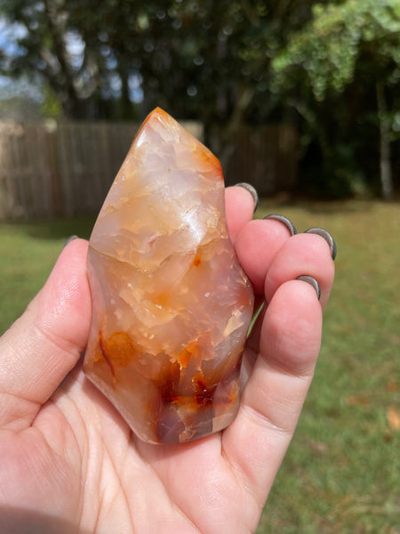 Carnelian Crystal Flame 3.5 inches