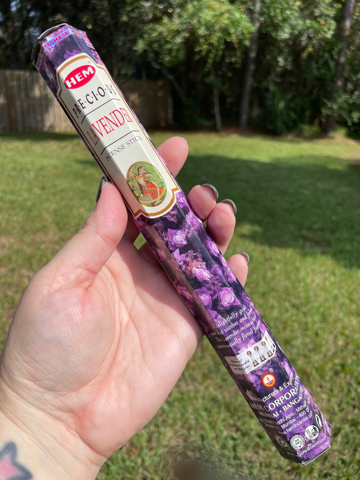 Precious Lavender Hem Incense Sticks 20g New In Box