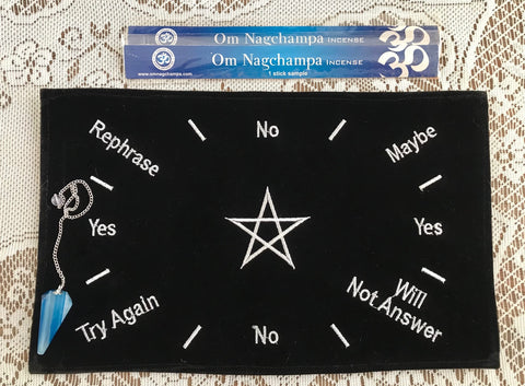 Pendulum Divination Mat Set